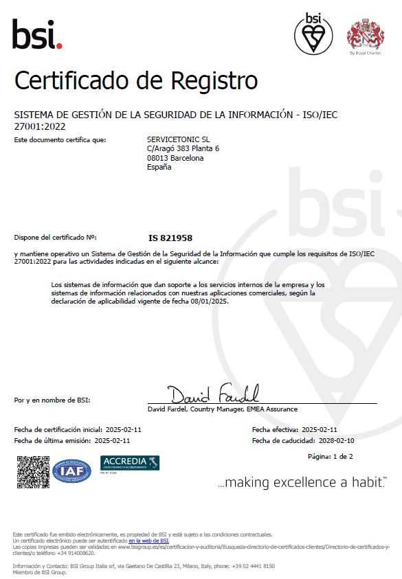 Certificado de registro